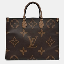 Louis Vuitton: Коричневая сумка 