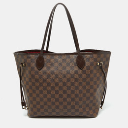 Louis Vuitton: Коричневая сумка  Neverfull MM