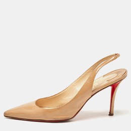 Christian Louboutin: Бежевые туфли 