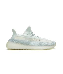 ADIDAS YEEZY: Белые кроссовки 