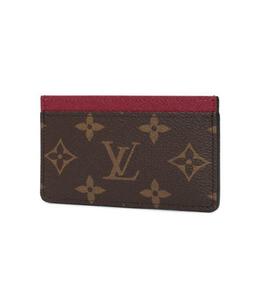 LOUIS VUITTON: Коричневый картхолдер 