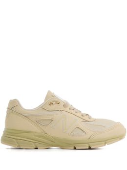 New Balance: Бежевые кроссовки 