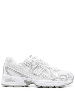 New Balance: Белые кроссовки 