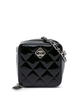 CHANEL Pre-Owned: Чёрный клатч 