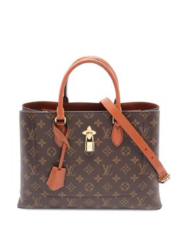 Louis Vuitton Pre-Owned: Сумка-шоппер с цветочным принтом 