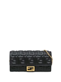 Fendi Pre-Owned: Чёрный кошелёк 