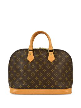 Louis Vuitton Pre-Owned: Коричневая сумка-шоппер 