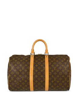 Louis Vuitton Pre-Owned: Коричневая сумка 