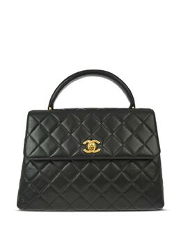 CHANEL Pre-Owned: Чёрная сумка 