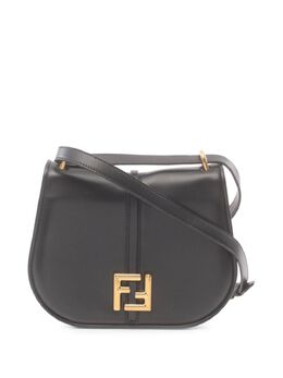 Fendi Pre-Owned: Чёрная сумка через плечо 