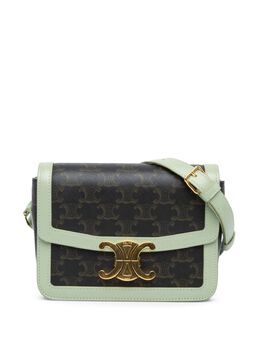 Céline Pre-Owned: Зелёная сумка через плечо 