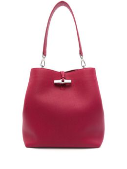 Longchamp: Бордовая сумка  Roseau