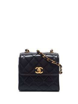 CHANEL Pre-Owned: Чёрная сумка 