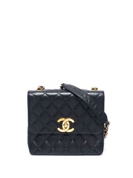 CHANEL Pre-Owned: Чёрная сумка 