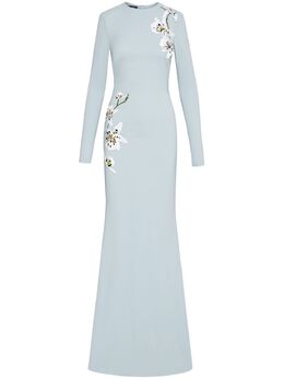 Oscar de la Renta: Голубое платье 