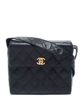 CHANEL Pre-Owned: Чёрная сумка 