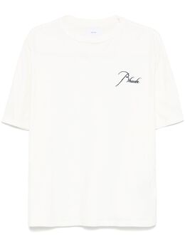 RHUDE: Белая футболка 