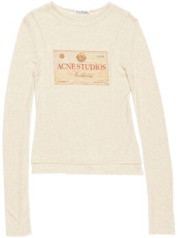 Acne Studios: Светлая футболка 