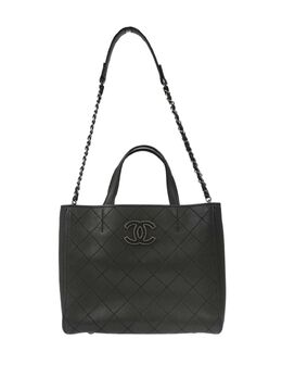 CHANEL Pre-Owned: Чёрная сумка 