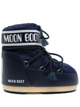 Moon Boot: Синие ботинки 