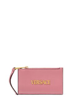 Versace: Розовый картхолдер 
