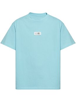 MM6 Maison Margiela: Голубая футболка 