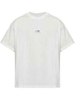 MM6 Maison Margiela: Белая футболка 