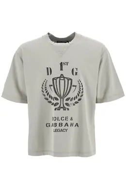 Dolce & Gabbana: Футболка  T оверсайз