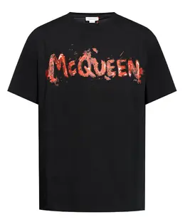 Alexander McQueen: Чёрная футболка 