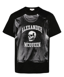 Alexander McQueen: Чёрная футболка 