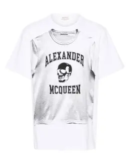 Alexander McQueen: Белая футболка 