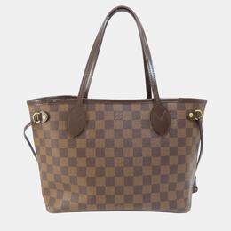 Louis Vuitton: Коричневая сумка-шоппер  Neverfull