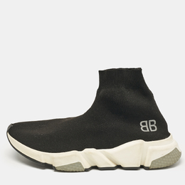 Balenciaga: Чёрные кроссовки  Speed Trainer