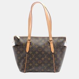 Louis Vuitton: Коричневая сумка-шоппер 