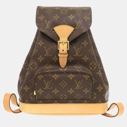 Louis Vuitton: Коричневый рюкзак 