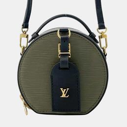 Louis Vuitton: Чёрная сумка  Épi