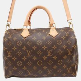 Louis Vuitton: Коричневая сумка  Speedy