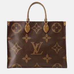 Louis Vuitton: Коричневая сумка-шоппер 