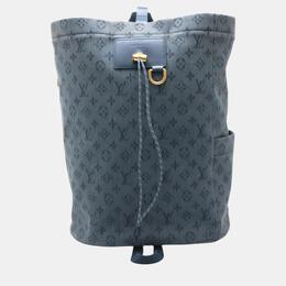 Louis Vuitton: Синий рюкзак 