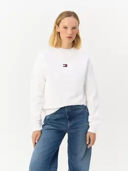 TOMMY HILFIGER: Белый свитшот 