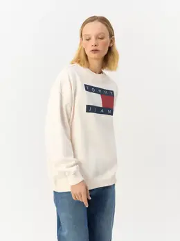 Tommy Hilfiger: Белый свитшот  Tommy