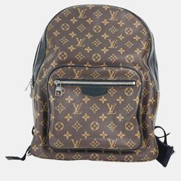 Louis Vuitton: Коричневый рюкзак 