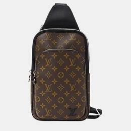 Louis Vuitton: Коричневая сумка 