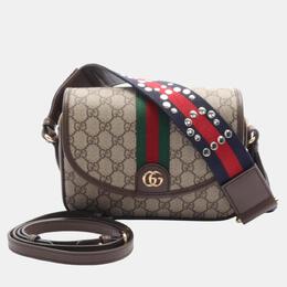 Gucci: Бежевая сумка  GG Supreme