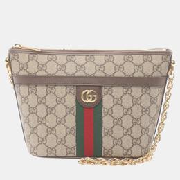 Gucci: Бежевая сумка  Ophidia GG