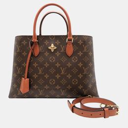 Louis Vuitton: Сумка-шоппер с цветочным принтом 