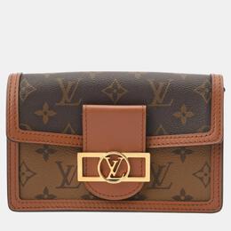 Louis Vuitton: Коричневая сумка 