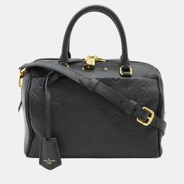 Louis Vuitton: Чёрная сумка  Speedy