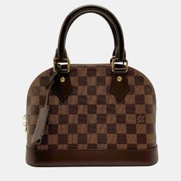 Louis Vuitton: Коричневая сумка  Alma BB