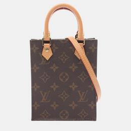 Louis Vuitton: Коричневая сумка 
